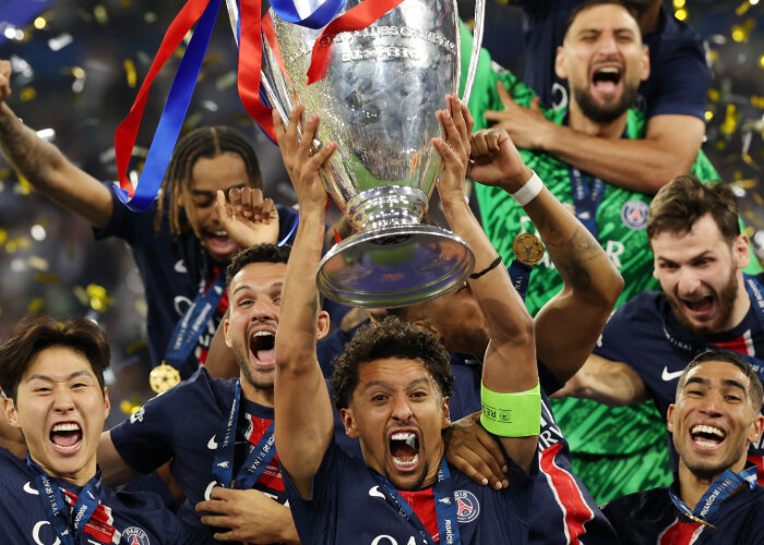 El PSG, favorito al hacerse con la Champions. Imagen: X @ChampionsLeague