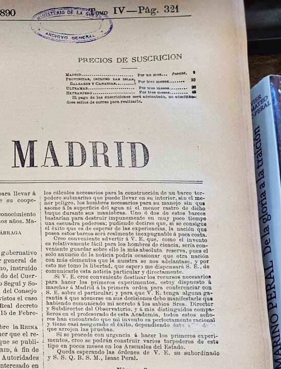 Historia de Sobornos Isaac Peral