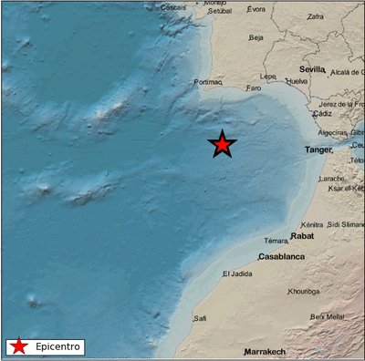 Un terremoto de magnitud 5,4 sacude el Golfo de Cádiz