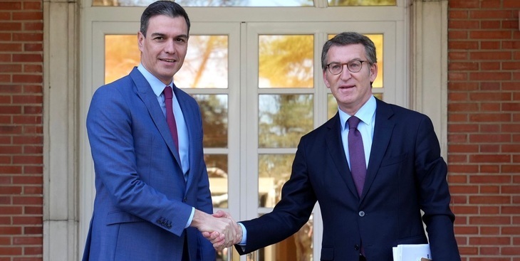 Pedro Sanchez Y Feijoo