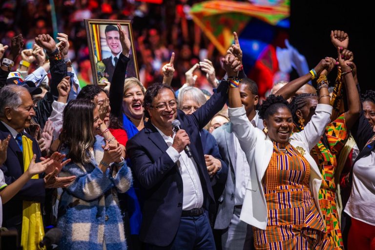 El Presidente electo de Colombia, Gustavo Petro, toma posesión del cargo