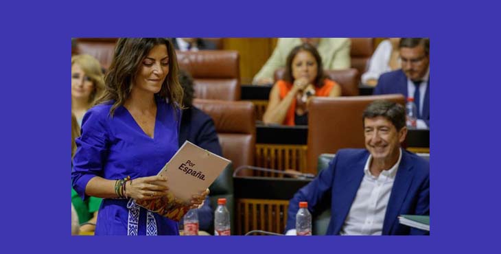 Macarena Olona entrega su acta y hace efectiva su renuncia al Parlamento andaluz