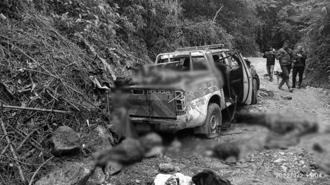 Asesinados a tiros siete policías en Colombia en una emboscada