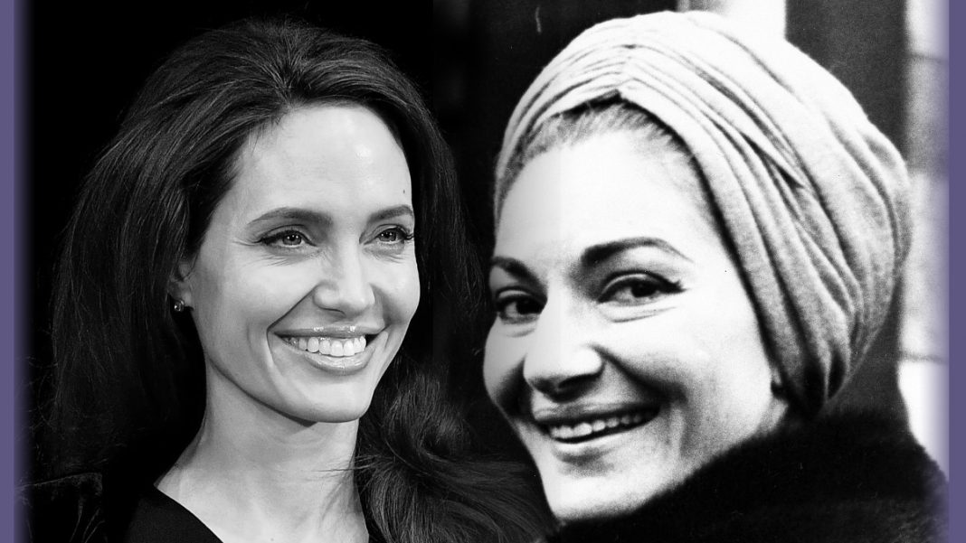 Angelina Jolie y María Callas