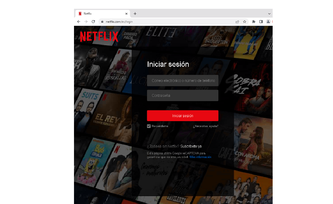 estafa mensaje de Netflix