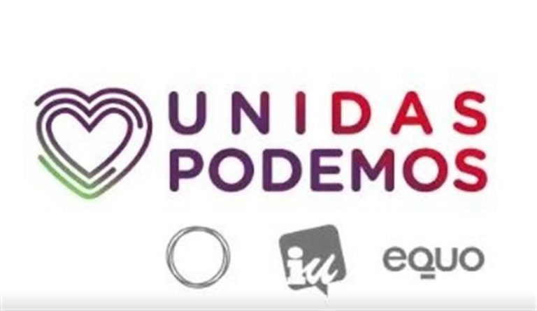 Unidas Podemos abre campaña en Madrid con una pegada de carteles tradicional