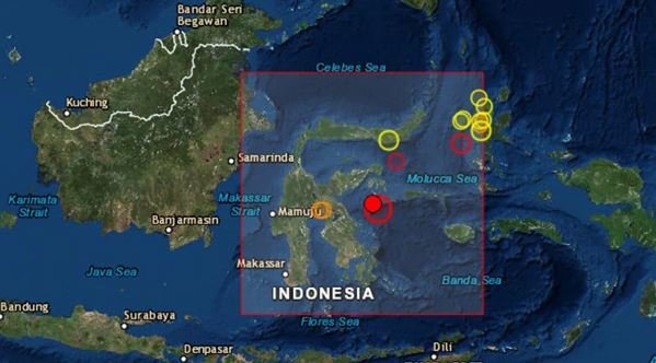 Sismo de magnitud 6,8 sacudió las islas de Java y Sumatra en Indonesia
