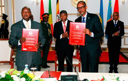 Presidente de la República celebra acuerdo histórico entre Ruanda y Uganda