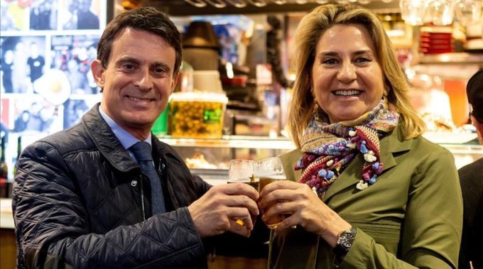 Manuel Valls y Susana Gallardo festejan su matrimonio