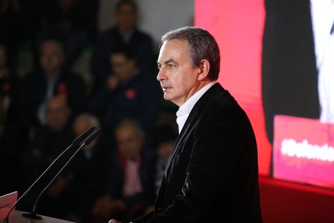 Zapatero achaca el repunte de la extrema derecha a la falta de proyecto en PP