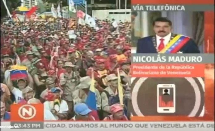 El discurso de Maduro en la convocatoria del PSUV fue vía telefónica