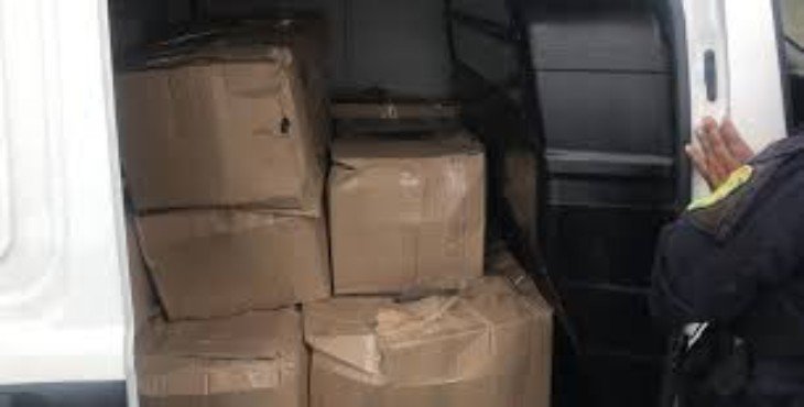 Los Olivos: PNP decomisó una tonelada de droga en una Van