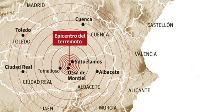 Ossa de Montiel (Albacete) registra otros dos terremotos de 3,2 y 2 grados