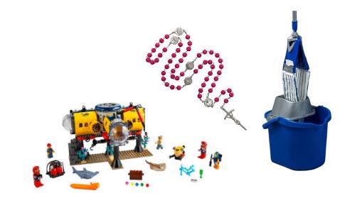 Un sistema de fregado, un Lego y un rosario, entre los regalos al rey en 2019