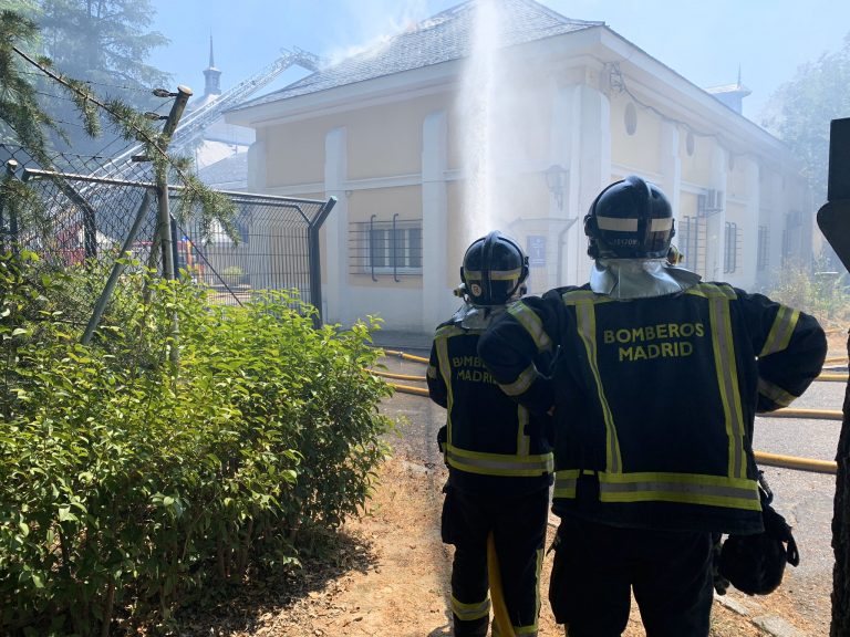 Un incendio afecta a un archivo de Patrimonio Nacional en El Pardo (Madrid)
