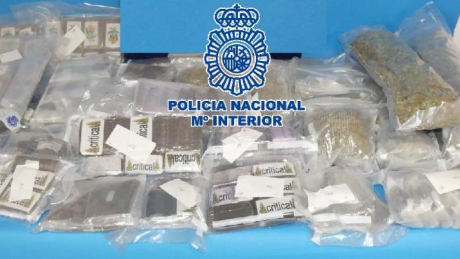 Cuatro detenidos por envasar marihuana en Málaga para el mercado extranjero
