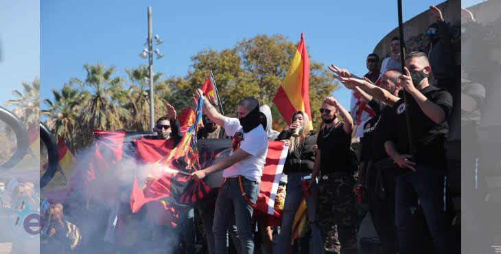 Barcelona denuncia la exibición de simbolos nazis en un acto de Vox del día 6