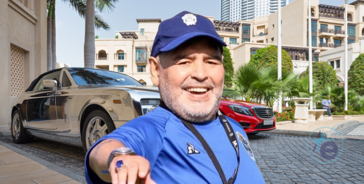 Los 7 lujosos coches de Maradona