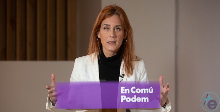 Albiach alerta que PSC y ERC pueden llevar a repetir elecciones por «tozudos»