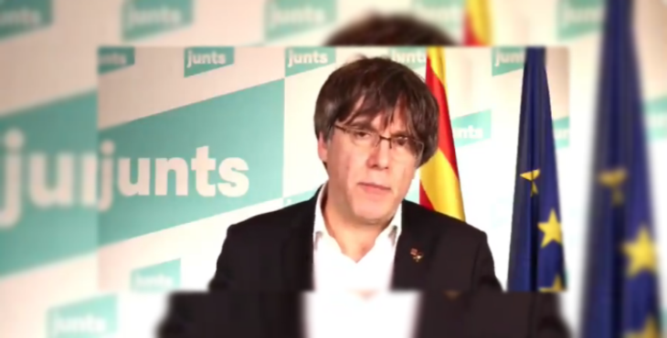 Puigdemont pide votar JxCat para dar un mensaje de «no rendición» al Estado