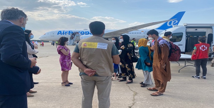Aterriza en Torrejón un nuevo vuelo con 292 afganos evacuados por España