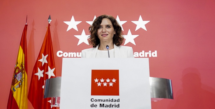 Díaz Ayuso anuncia que Madrid eliminará todos los impuestos propios