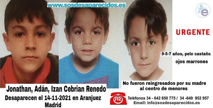 Localizan a los 3 menores sustraídos por la madre de un centro en Aranjuez