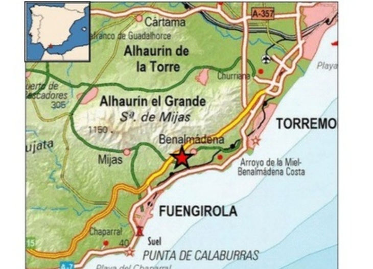 Registrado un terremoto de 4,1 grados con epicentro en Benalmádena (Málaga)