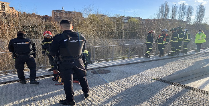 Encuentran el cadáver de un hombre en el río Manzanares (Madrid)