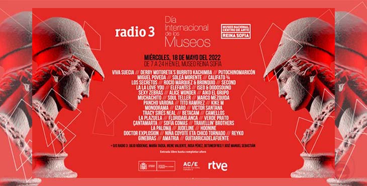 Radio 3 y el Museo Reina Sofía celebran el Día de los Museos con un maratón musical
