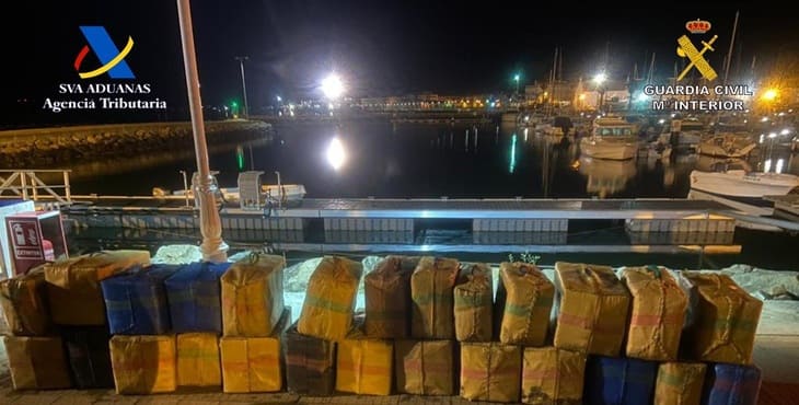 Incautados 4.000 kilos hachís en dos operaciones en Huelva