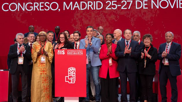 Pedro Sánchez clausura el Congreso de la Internacional Socialista