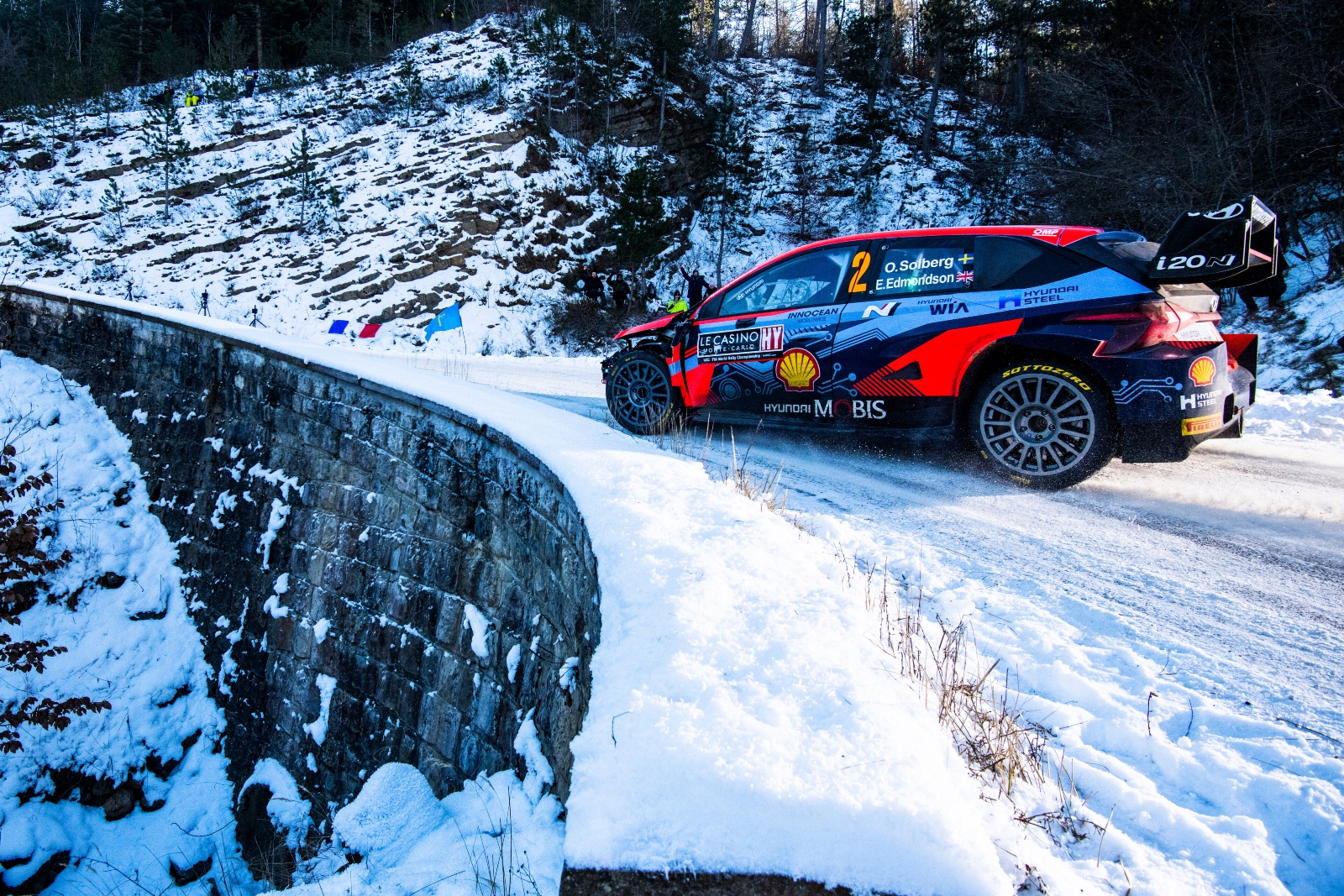 Imagen De El Wrc 2023 Calienta Motores Con Los Inscritos Para El Rallye Monte-Carlo 1 Rallye Monte-Carlo Wrc 2022 Hyundai
