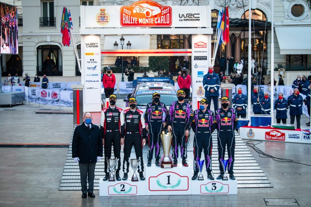 Rallye Monte-Carlo WRC podio 2022
