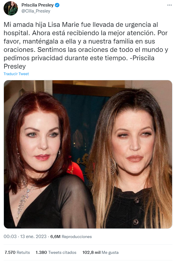 Imagen De Muere Lisa Marie Presley, La Hija De Elvis, A Los 54 Años 1 Image 29