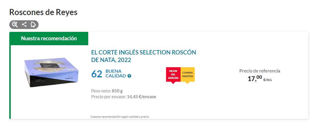 Imagen De El Mejor Roscón De Reyes Relleno Del Súper En 2023, Según La Ocu 1 Roscón De Reyes