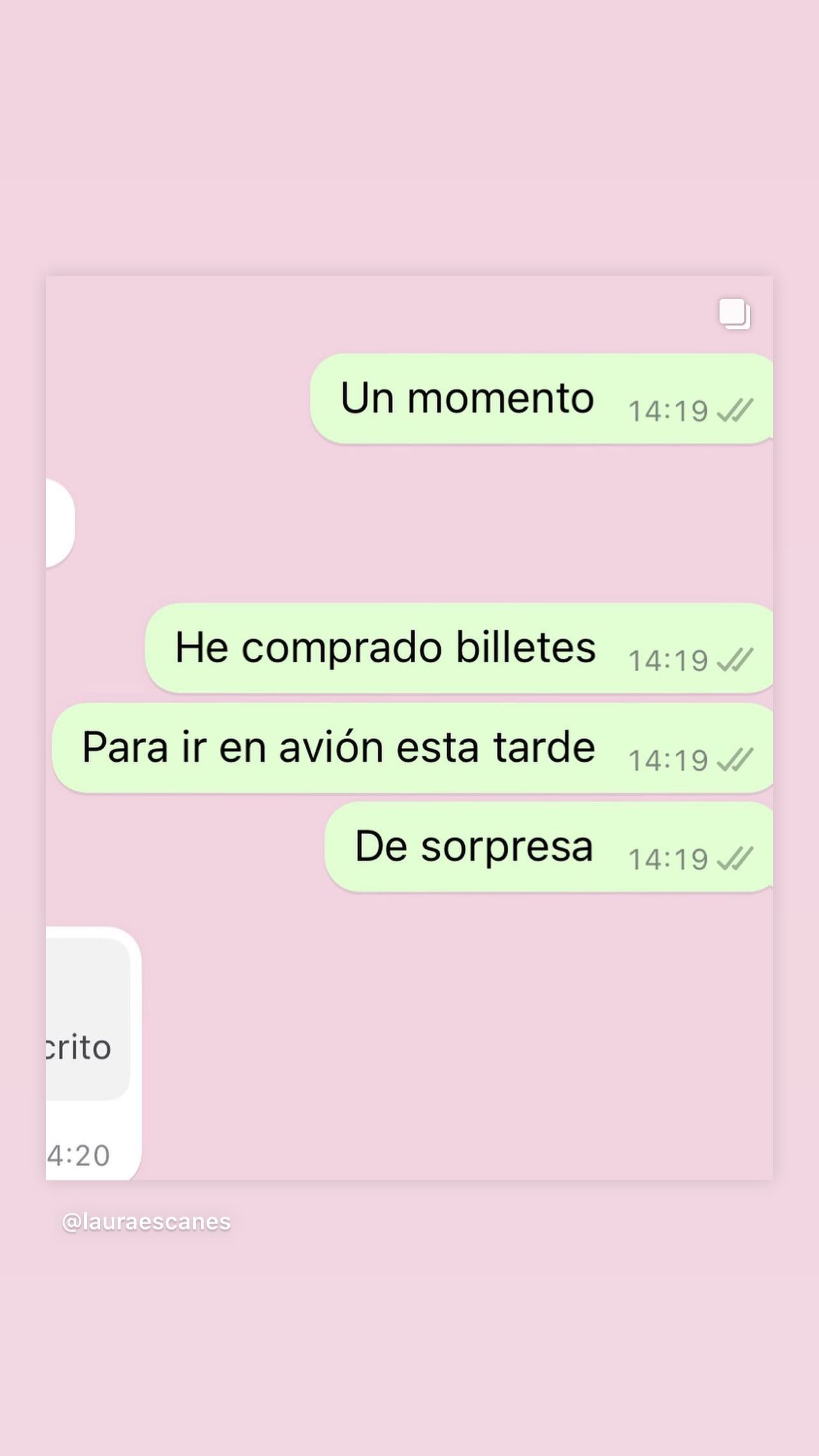 Imagen De Laura Escanes Más Ilusionada Que Nunca: Sorprende A Álvaro De Luna Cogiendo Un Avión 2 332428331 712961733641313 5947937960466797622 N