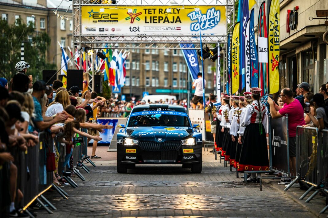 Rallye de Liepaja Riga Letonia ERC WRC