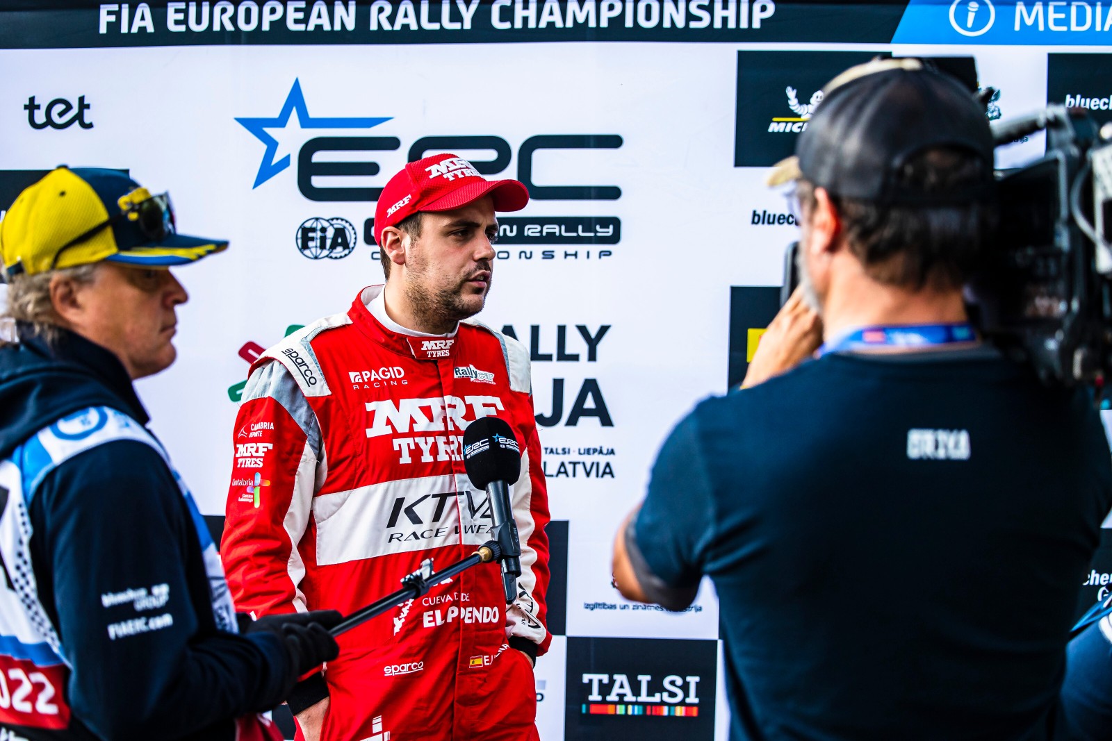 Rallye De Liepaja Riga Letonia Erc Wrc Efrén Llarena 2022 Mrf