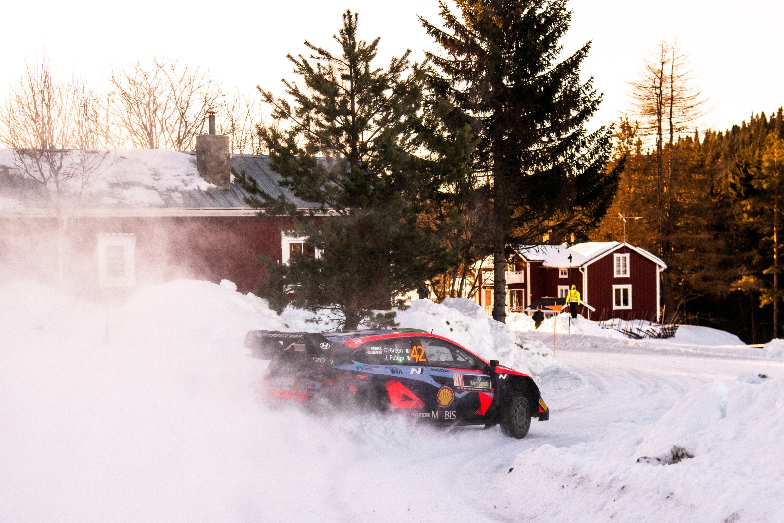 Rallye de Suecia 2023 Breen Hyundai