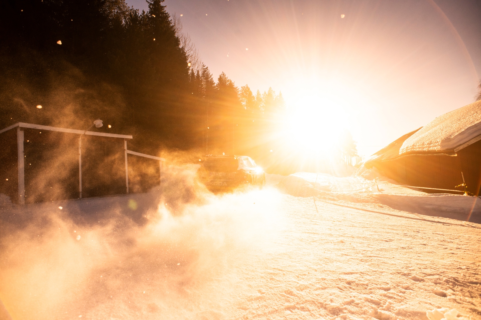 Imagen De Breen Se Mide Con Tänak En La 1º Etapa Del Rallye De Suecia 3 Rallye De Suecia 2023 Skoda Wrc2