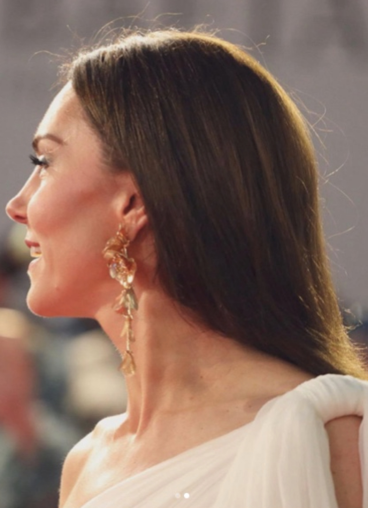 Imagen De Kate Middleton, Muy Elegante En Los Bafta Con Pendientes De Zara 1 Kate Middleton 2