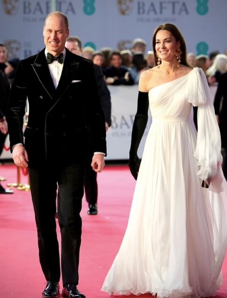 Imagen De Kate Middleton, Muy Elegante En Los Bafta Con Pendientes De Zara 2 Kate Middleton 4