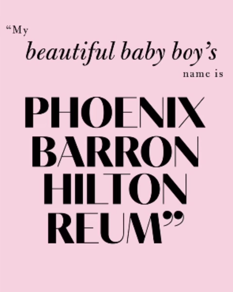 Paris Hilton Revela El Nombre De Su Hijo