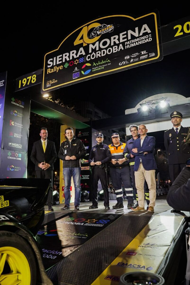 Rallye Sierra Morena 2023 Podio Bellido Córdoba 1