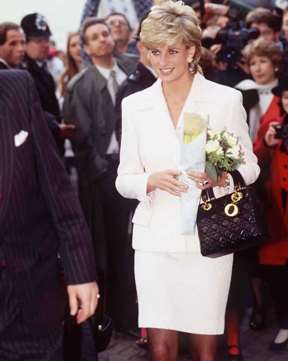 Lady Di Con Su Bolso Lady Dior