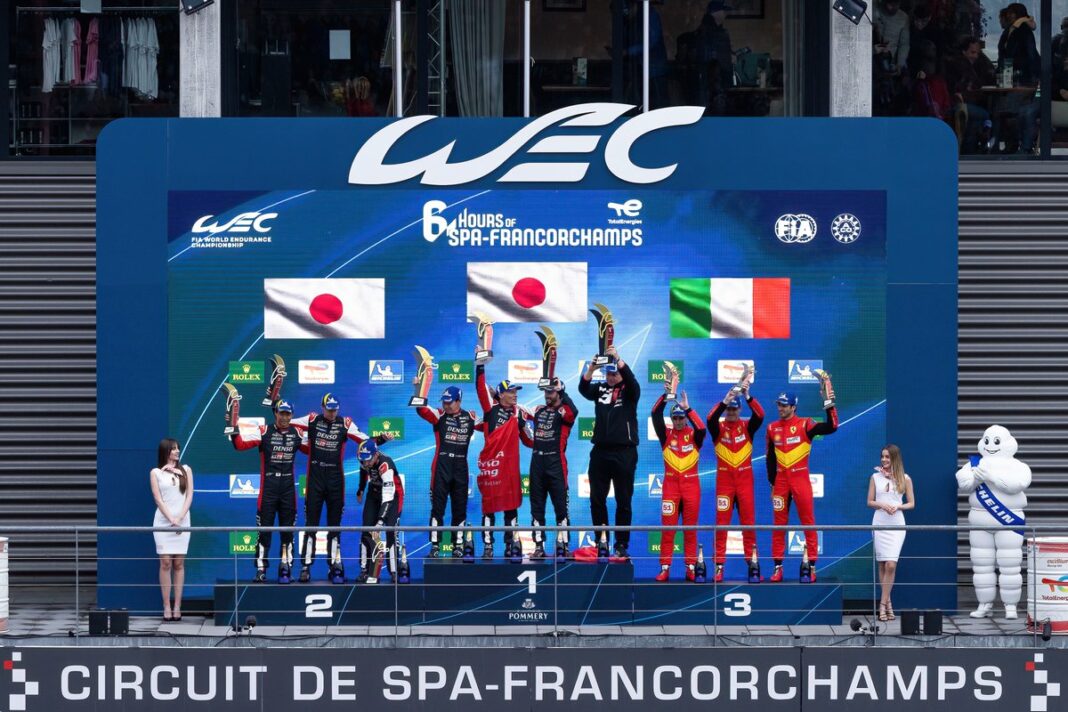 FIA WEC 6 Horas de Spa 2023 podio Hypercar