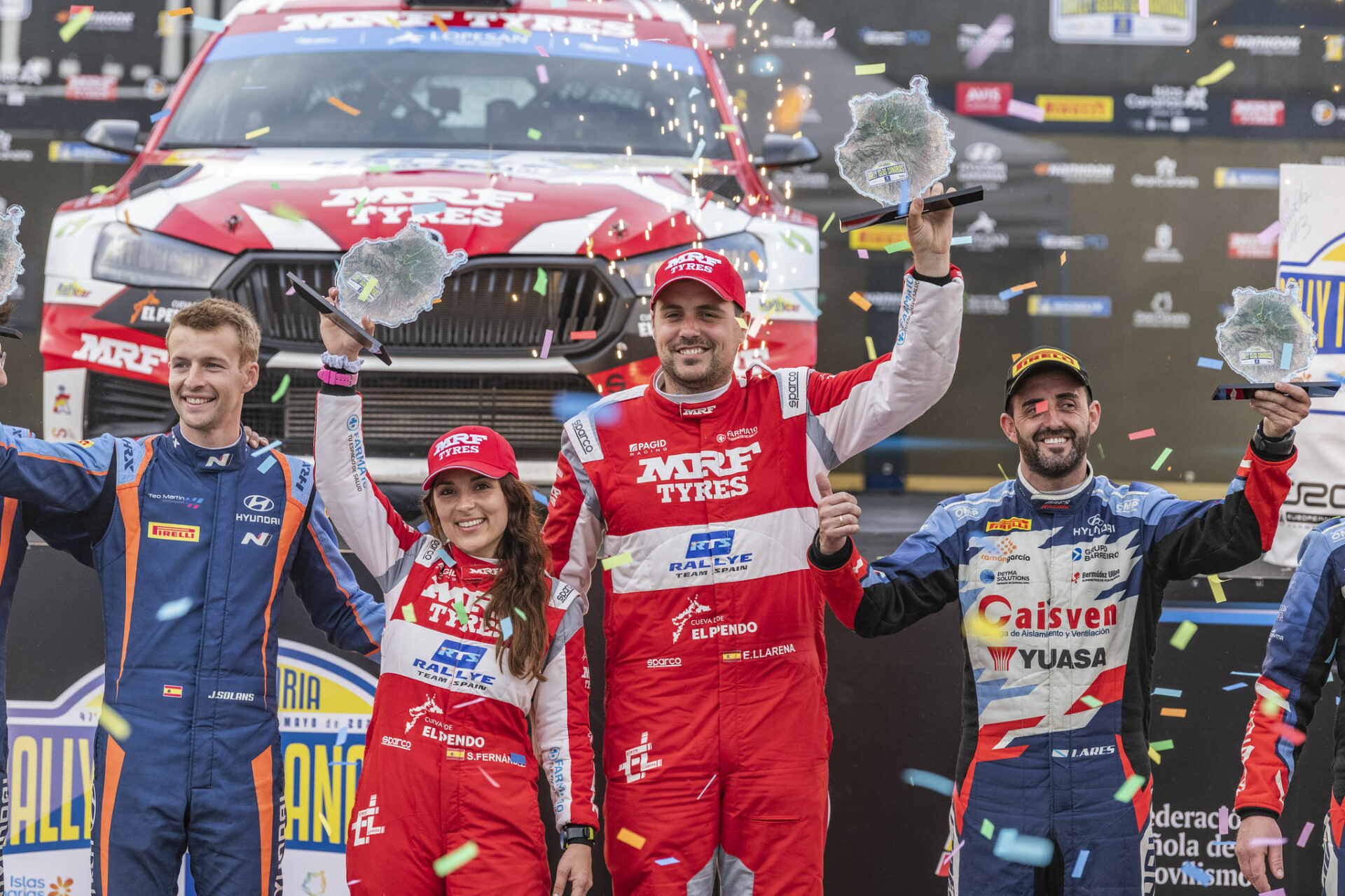 Efrén Llarena Sara Fernández Rallye Islas Canarias 2023