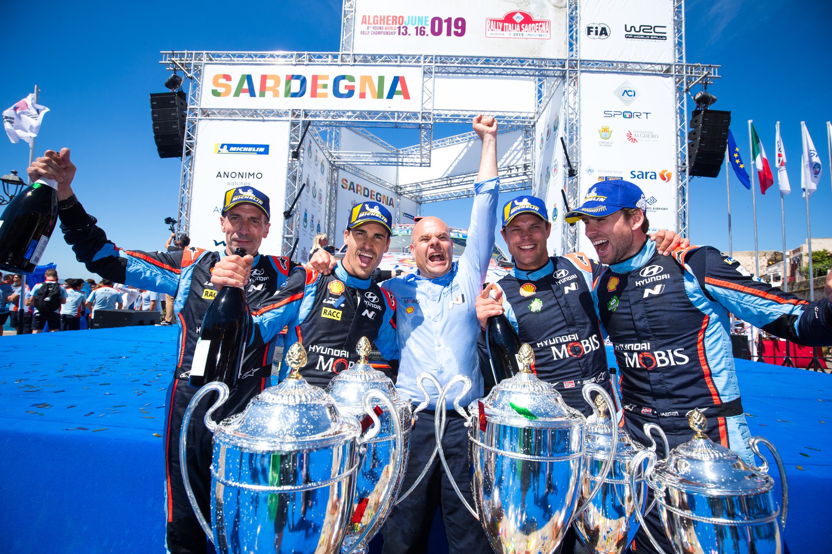 Imagen De Carlos Del Barrio Cuelga El Casco Tras 35 Años Como Copiloto De Rallyes Profesional 4 Carlos Del Barrio Hyundai Motorsport Wrc Rally Cerdeña 2019 Dani Sordo