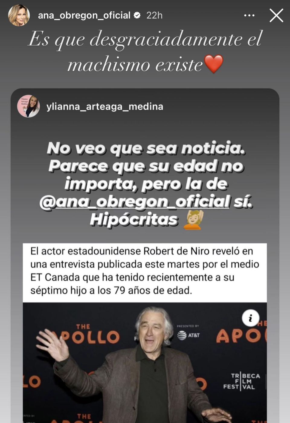 Imagen De Paternidad De Robert De Niro A Los 79 Años: Las Reacciones De Ana Obregón Y Alessandro Lequio 1 Ana Obregón Habla Sobre La Paternidad De Robert De Niro